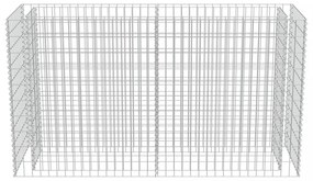 horganyzott acél gabion magaságyás 180 x 50 x 100 cm