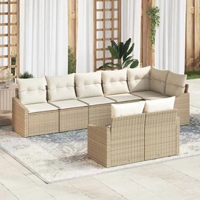 Kert étkező szett párnával tárolóval 8 pcs Beige és krém