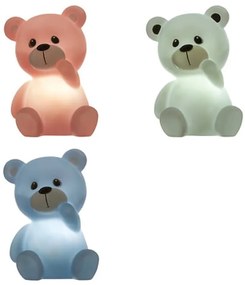 LED gyermek éjjeli fény TEDDY 10x13,5 cm - több színben Szín: Rózsaszín