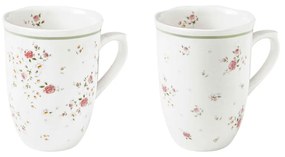 Nonna Rosa 2 db fehér porcelán bögre - Brandani