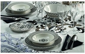 Alhambra 18 db-os porcelán tányér készlet - Brandani