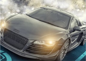 Audi autó képe - szürke (70x50 cm)