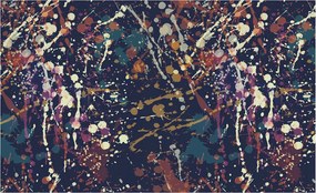 Dekoratív tapéta Flizelina Divatos minták Színes absztrakt 416x254 Ragasztó