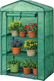 Erkély üvegház Kerti szóró 69x49x125cm Fólia alagút Erős