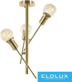 ELDLUX SCEPTER Csillár Arany 3×E27 Max 60W