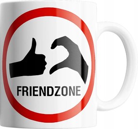 Bögre Friend Zone Bögre Kiváló Minőség Ajándék Szöveg