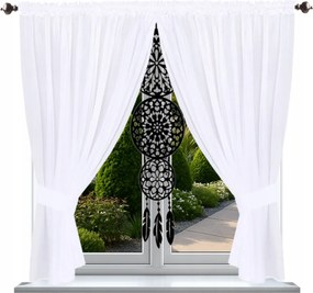 Kész függöny álomfogó mintával 170x300 Panel függöny filccel, függöny szett