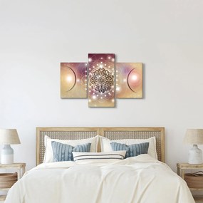 Kép - Mandala elemekkel (90x60 cm)