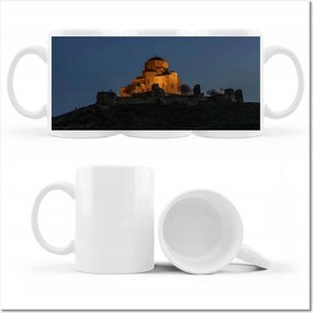 Nyomott mintás bögre Mtskheta kolostor Grúzia