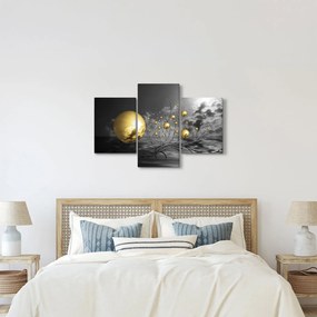 Okker gömbök képe (90x60 cm)