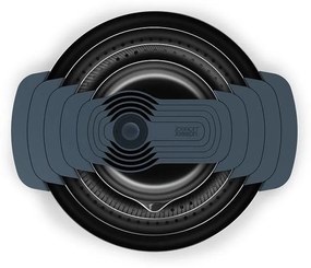 Fényes ezüstszínű tál készlet 9 db-os Nest 100 Collection – Joseph Joseph