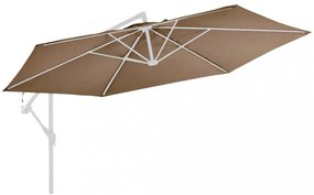 tópszínű konzolos napernyőponyva 350 cm