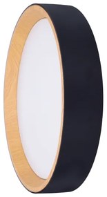 Solight WO8016 - LED Dimmelhető mennyezeti lámpa LARIOS LED/48W/230V+RC átm. 39 cm fekete