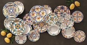 Medicea 18 darabos Étkészlet, Brandani, porcelán
