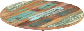 vidaXL kerek tömör újrahasznosított fa asztallap 40 cm 15-16 mm