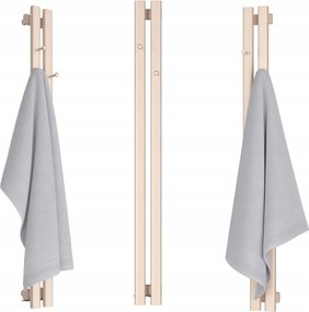 Dekorációs Radiátor FÜGGŐLEGES-2 Akasztóval 1600/130 Arany Rózsaszín