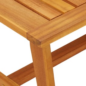 Kávézóasztal 90x45x40 cm Tömör akácfából