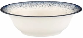 24 részes étkészlet fehér/kék/porcelán