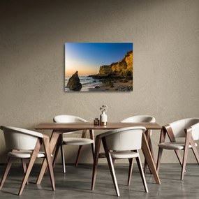 Kép - tengeri szikla (üvegen) (70x50 cm)