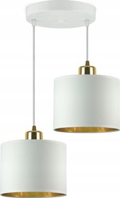 Függő lámpa Csillár Lámpaernyők Fehér Arany Led