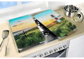 Edzett üveg tűzhely fedőlap szett 2 db-os 52x30 cm Lighthouse – Maximex