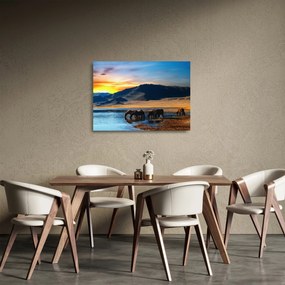 Üveg kép - Tápegység (70x50 cm)