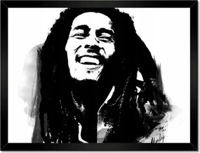 Poszterek keretben 40x30 Bob Marley zenész