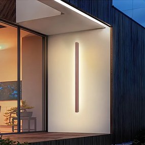 BRILAGI-LED kültéri fali lámpatest LINEAR LED/32W/230V 3000K IP65 140 cm barna CRI 90