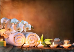 Üveg kép - Relax és Spa (70x50 cm)