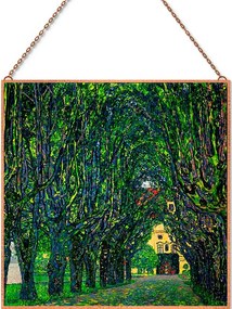 Klimt - Út a parkban üvegkép, falikép