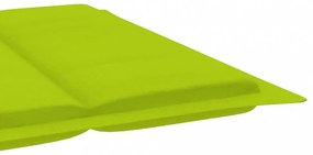 élénkzöld oxford szövet napozóágy párna 186 x 58 x 3 cm