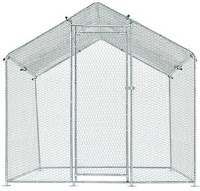 Juskys Kültéri ketrec tyúkok számára - 2x2x2 m