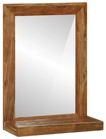 Fürdőszoba Tükör 50x22x70 cm Szilárd Akác