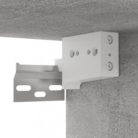 3 db betonszürke függő TV-szekrény 60 x 30 x 30 cm