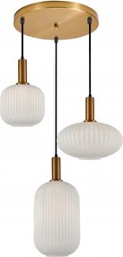 FĂŒggĆlĂĄmpa, mennyezeti lĂĄmpa sziget fölĂ©, konyhai asztal fölĂ©, Ă©tkezĆbe Della arany