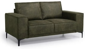 Zöld bőrutánzat kanapé 164 cm Copenhagen – Scandic