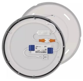 Fényes ezüstszínű LED mennyezeti lámpa Nexxo – EMOS