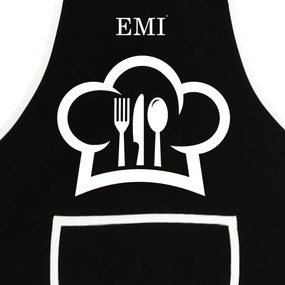 EMI Chef konyhai kötény, Fekete
