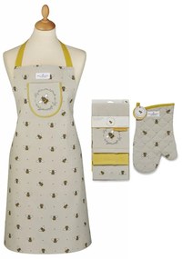 Konyharuha, kötény és edényfogó szett 5 db-os Bumble Bees – Cooksmart ®