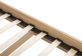 Franciaágy 160 cm SERVI (ágyráccsal) (világos fa). 1007527