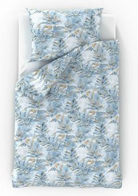 Kvalitex Pamut ágynemő Nordic Yves kék, 140 x 200 cm, 70 x 90 cm