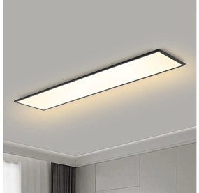 Brilagi - LED Mennyezeti lámpa SLIMFRAME LED/58W/230V 120x30 cm fekete