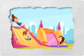 Poszterek 120x80 Pitypangok Kastély Tornyok