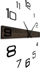 Minimalista elegáns falióra tölgyfából - POPOKLES