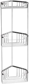 Gedy, SMART háromszintes sarokpolc 200x590x150 mm, króm, 2484