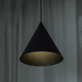 ETNA II kábeles függőlámpa 1xE27/15W/230V, átm. 25 cm, fekete