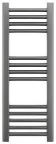 Grafitszürke 300x800mm törölközőszárítós fürdőszobai radiátor Welland Lux | Készletről | Gyors kiszállítással