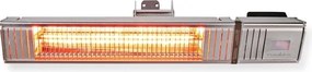 Nedis HTPA30ESS - Kültéri elektromos fűtőelem 2000W/230V IP65 + távirányító