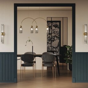 Maytoni modern függeszték antic szürke arany mymod302pl-04gr