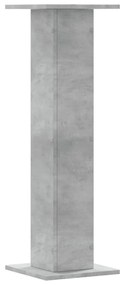 2 db betonszürke szerelt fa növénytartó állvány 30 x 30 x 95 cm